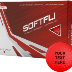 Discount - Maxfli 2021 Softfli Matte Red Personalized Golf Balls For Women