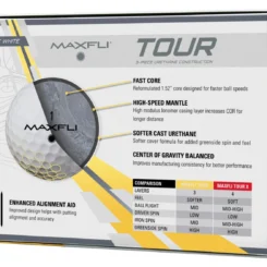 Discount - Maxfli Tour Matte White Personalized Golf Balls For Unisex -Elite Golf Store unnamed file 400