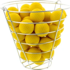 Discount - Maxfli Foam Practice Balls With Storage Basket - 42 Pack For Women Yellow