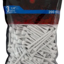 Discount - Maxfli 3 1/4'' White Golf Tees - 200 Pack For Unisex