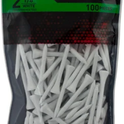 Discount - Maxfli 2 1/8'' White Golf Tees - 100 Pack For Unisex