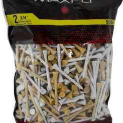 Discount - Maxfli 2 3/4'' Assorted Golf Tees - 500 Pack For Unisex